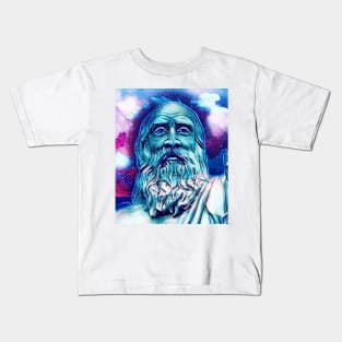 Diogenes Snowy Portrait | Diogenes Artwork 13 Kids T-Shirt